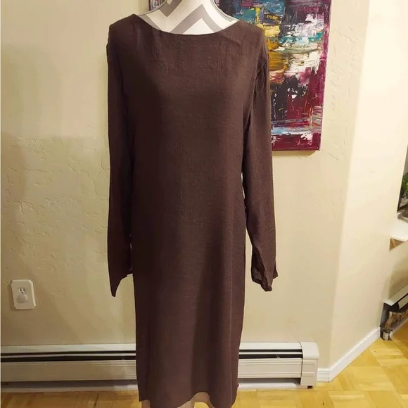 Anself | Dresses | Nwt Anself Brown And Beige Tunic Dress | Poshmark